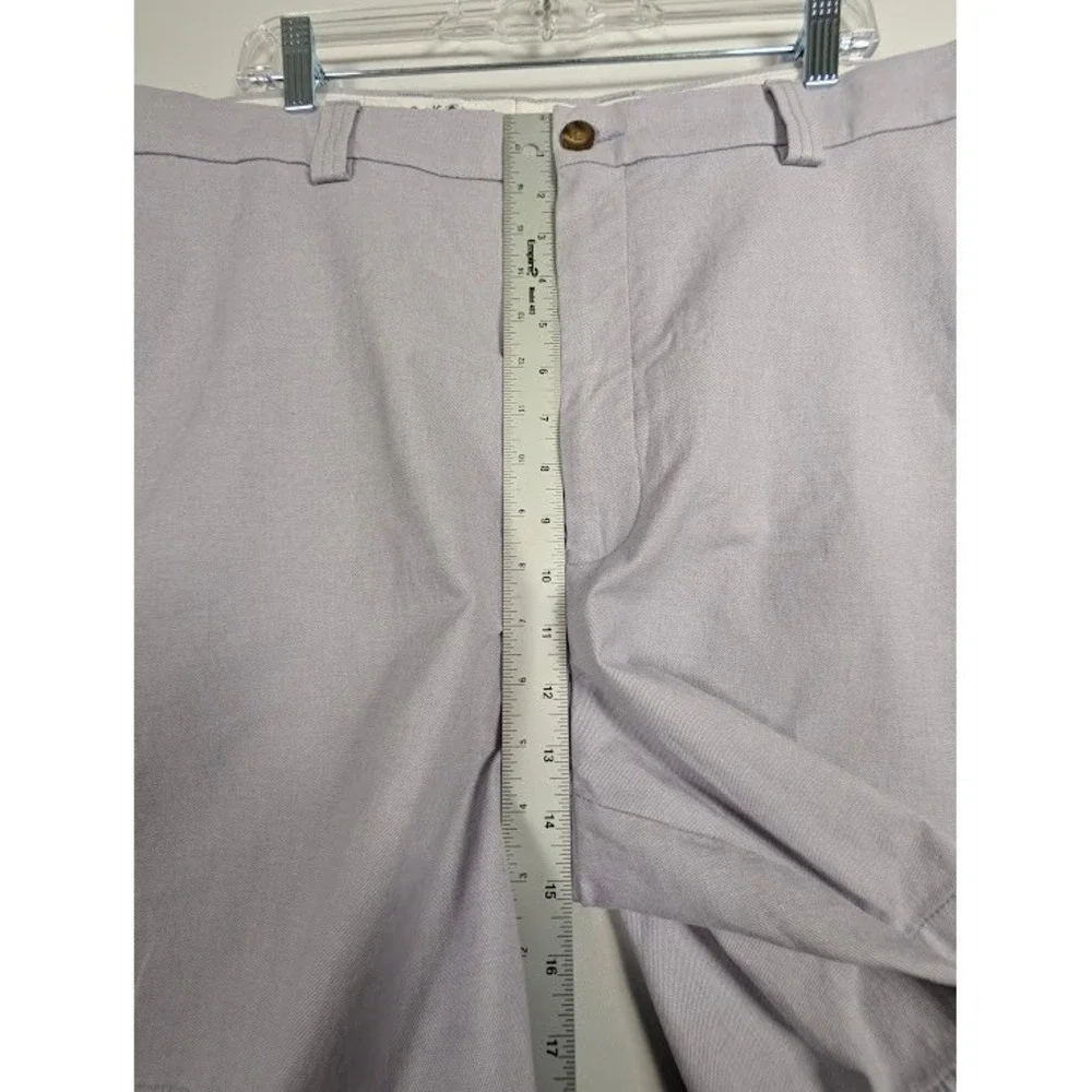 Oak‎ Hill Chino Shorts Mens 46 Purple Pastel Cotton Expandable Waist 7